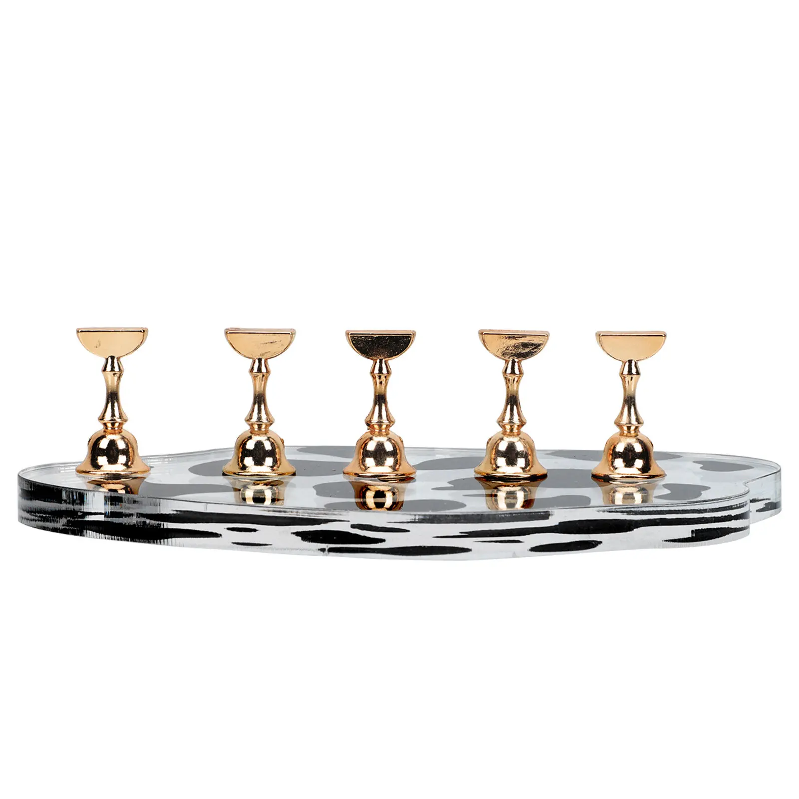 

Manicure Practice Stand for Fake Nails Display and Art Training Portable Nail Tip Holder Ideal Nail Art Supply for Beginners