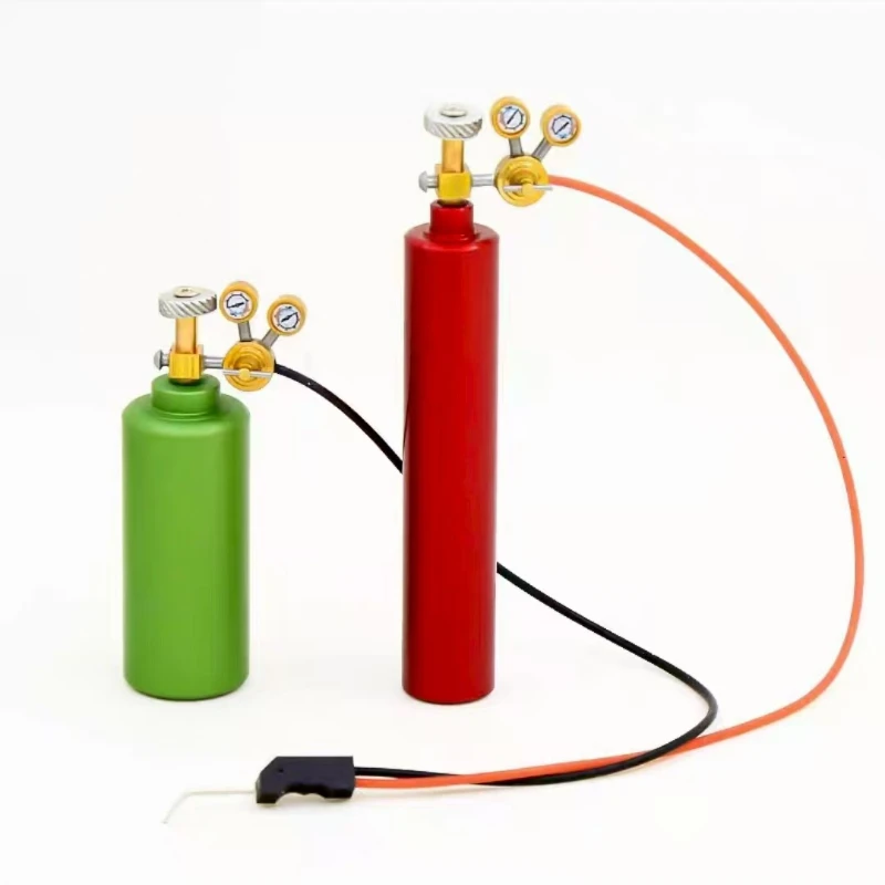 Bouteilles d'oxygène en alliage de Simulation, décoration de scène de réparation pour voiture sur chenilles 1/8 1/10 RC TRX4 SCX10 RC4WD D90 D110 TRX6 MK07 Tank 300