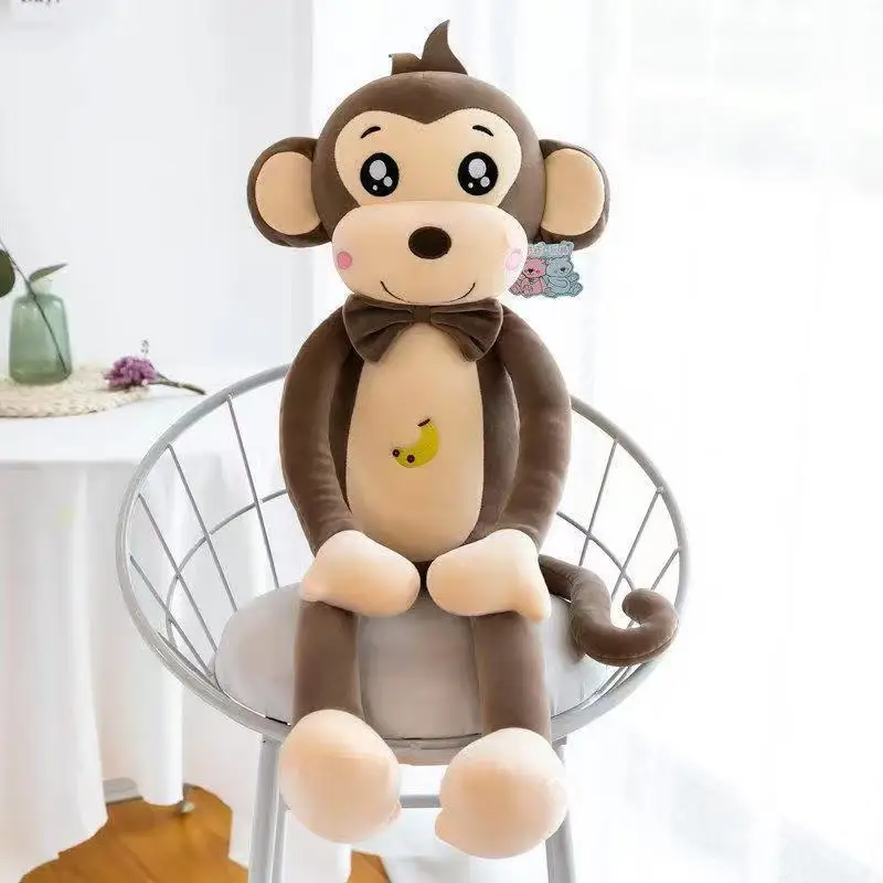 Creative Cute Cartoon Plush Toy Animal Monkey Long Arms And Long Legs Doll Baby Sleeping Comfort Pillow Birthday Christmas Gift