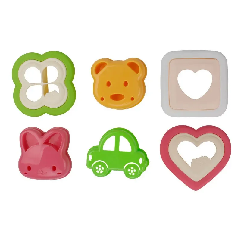 Bear/Cat/Rabbit Kids Sandwich Cutter Bread Mold Cutter Animals Shape Sandwich Toast Cookie Mold Bakeware Kitchen Accessories