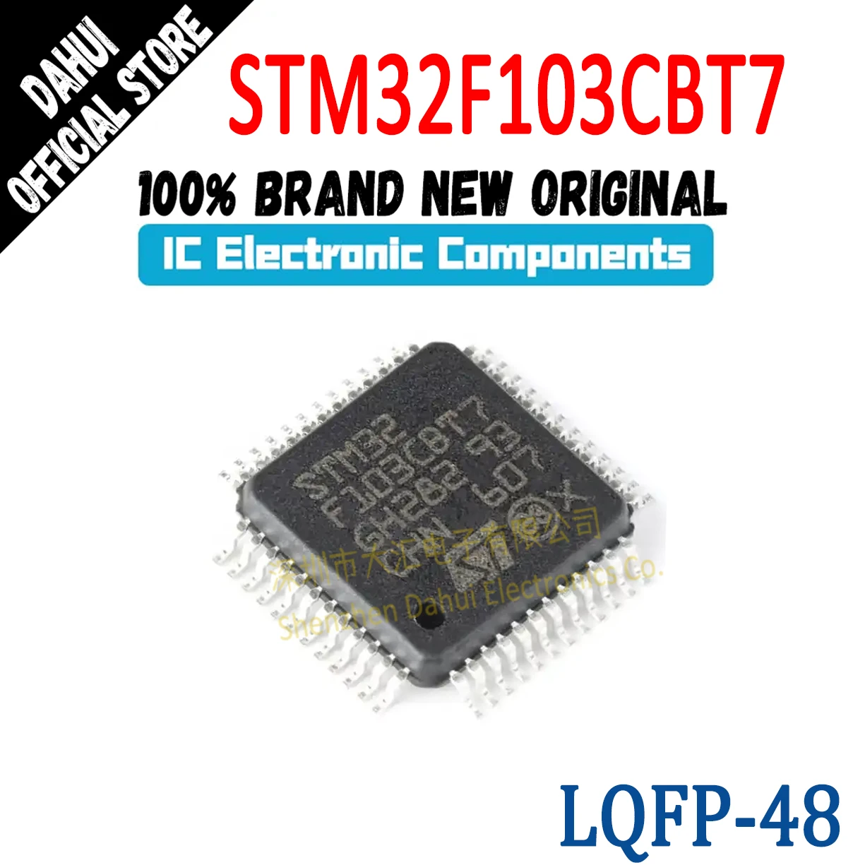 STM32F103CBT7 STM32F103CBT STM32F103CB STM32F103C STM32F103 STM32F STM32 STM IC MCU Chip LQFP-48