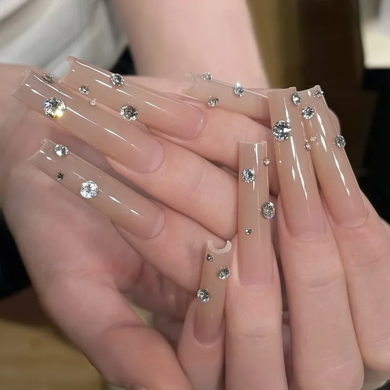 Sparkle Strass Scherpe Bodem K9 Kristalboor Glitter Poeder Pailletten Nail Art Accessoires Parel Charme Decoratie Manicure Tool