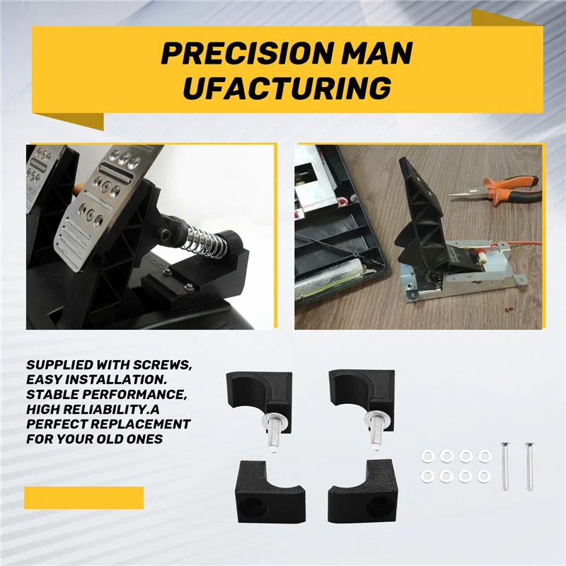 ABFN-4Pcs دواسة تصاعد مشبك طقم توصيل ل Thrustmaster T3pa ل لوجيتك G27 G29 دواسة ل Playseat تحديد الملحقات