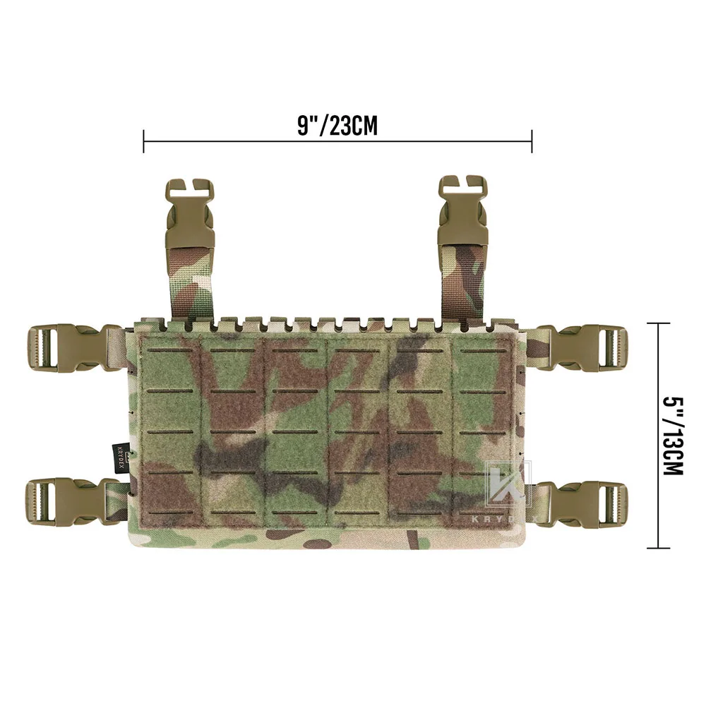 Imagem -06 - Krydex-chassi Tático Mk5 Micro Luta Laser Corte Peito Rig Leve Colete Tático Acessórios 5.56 Mp7 Magazine Placard