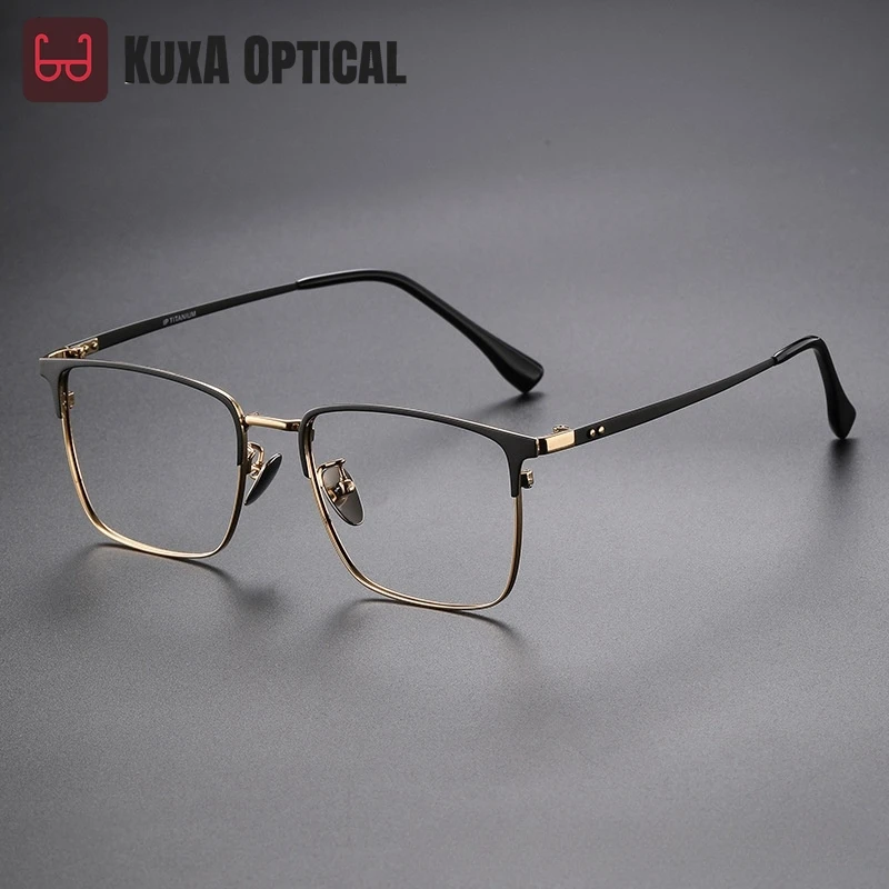 

XUKA New Men's Myopia Optical Prescription Multifocal Eyewear Retro Ultralight Eyeglasses 20363 Glasses Reading Progressive