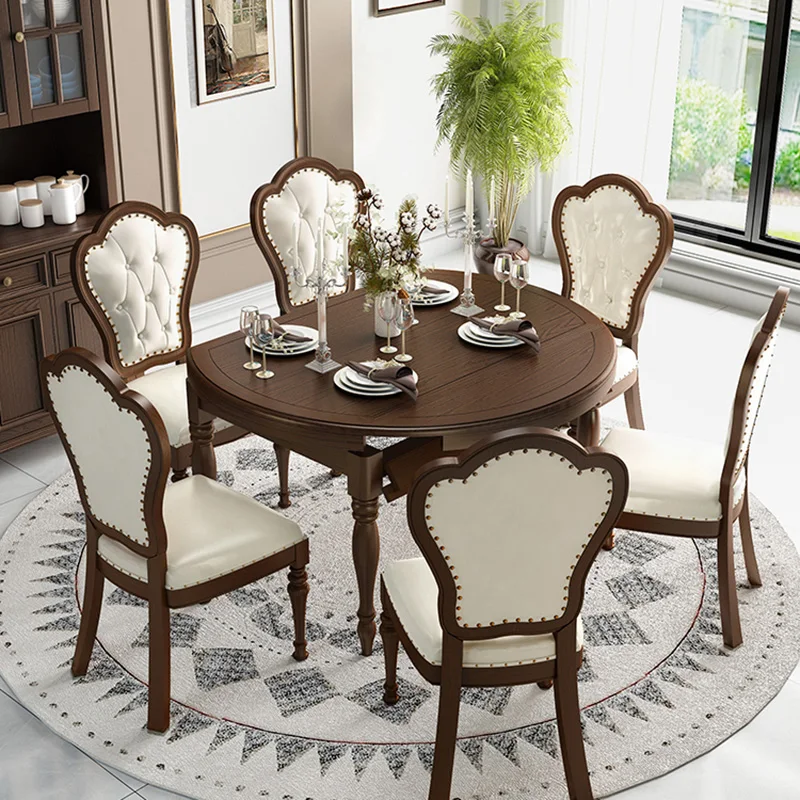 

Italian Aesthetic Table Exquisite Classic Trendy Premium Dining Table Creative Elegant Tavolo Pieghevole Dining Room Furniture