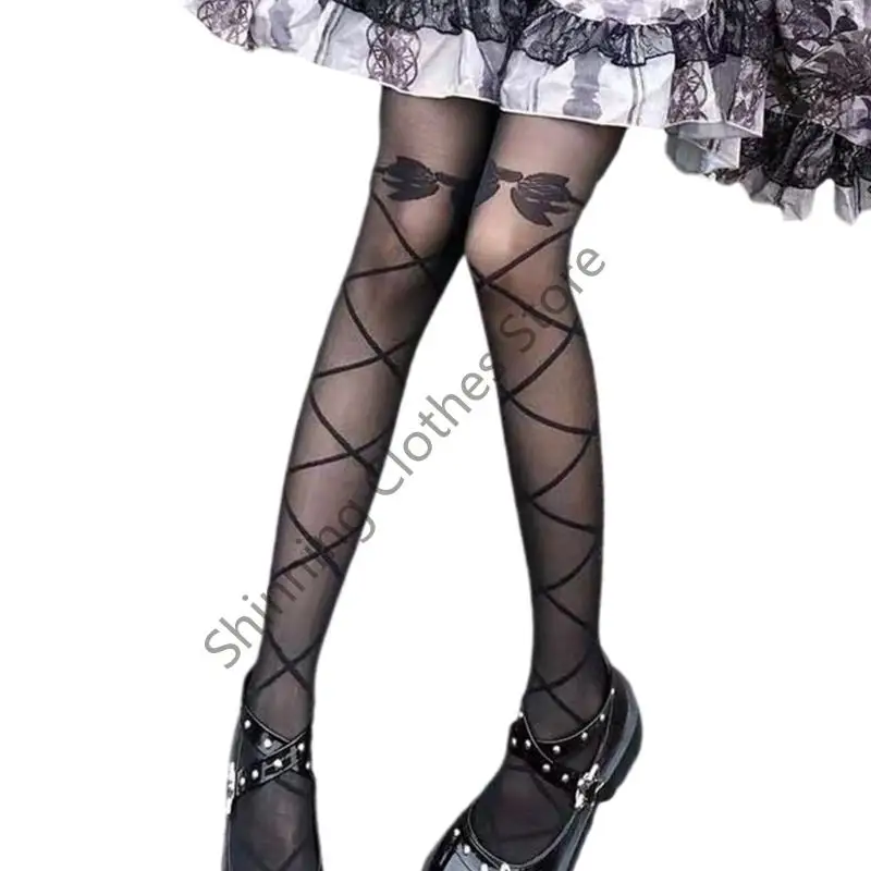 M68A الجوارب الشفافة عالية الخصر، جوارب طويلة، جوارب حريرية، تحكم في الجوارب العلوية #4