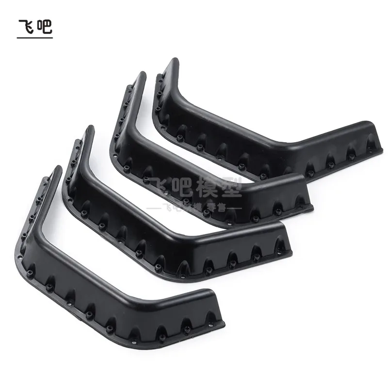 Arcos de rueda de Metal de plástico ensanchado, guardabarros para 1/10 RC Crawler Car Jeep Chevrolet TRX6 VS4 JIMNY, accesorios de modificación DIY