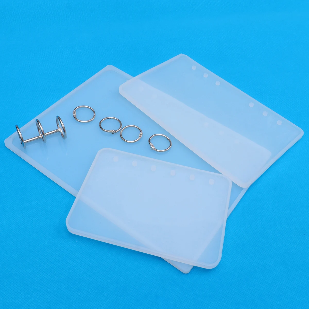 

Notebook Casting Molds Set A5 A6 A7 Silicone Molds Diy Craft Making Epoxy Transparent Mold With Binding Rings For Notebook