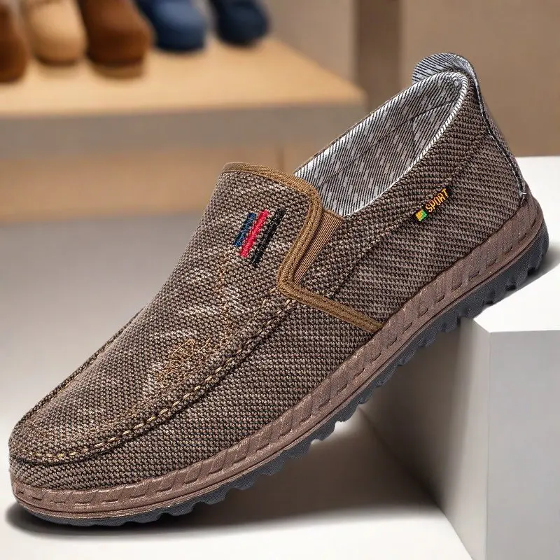 男性靴通気性メッシュフラットカジュアルシューズ軽量コンフォートウォーキングスニーカー Tenis Masculino Zapatillas Hombre