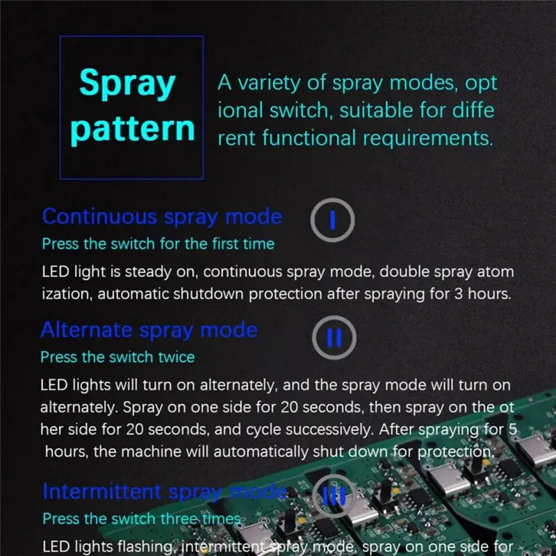 A76G-Atomization Module Dual Spray Atomization Module USB Humidifier Driving Circuit Board USB Humidifier Driving Circuit Board