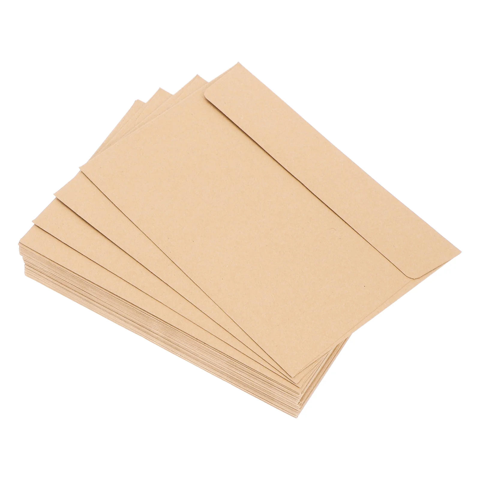 

50Pcs Self Seal Kraft Envelopes Material Blank Surface for Greeting Cards Invitations Documents Photos