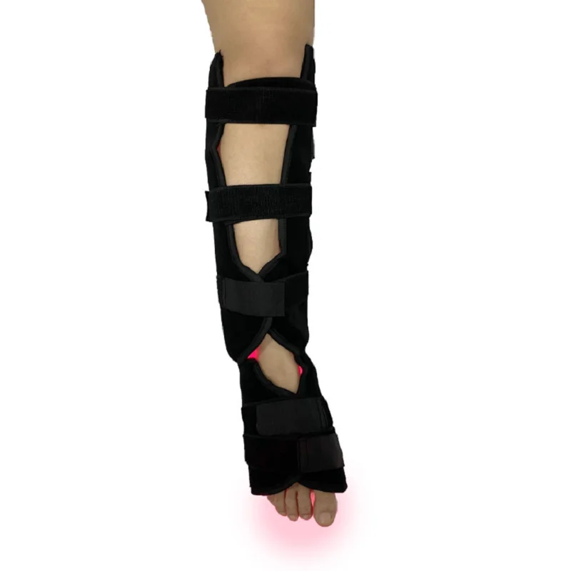 New Arrival 660nm Red Light 850nm Infrared Light Therapy Wrap Foot Ankle Knee Pad Heated Shoe Home Salon Use Massager
