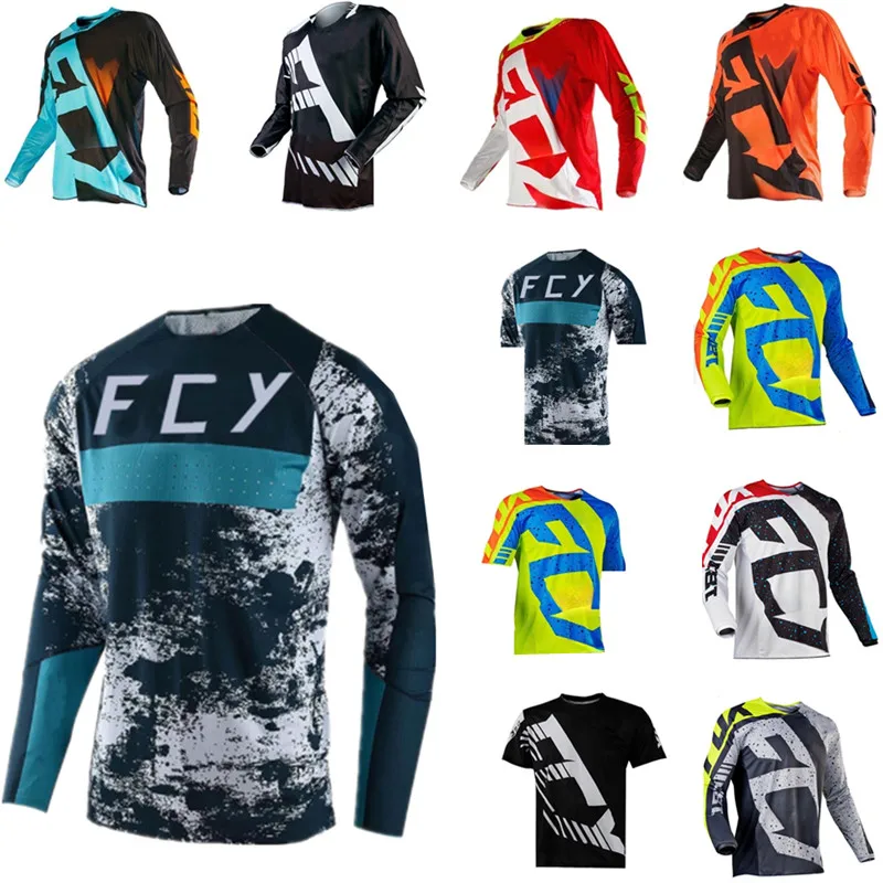 Mountain Bike Long Sleeve Cycling Jersey Men Mtb Jerseys Ciclismo Shirt Jersey X-tiger Ciclismo Motocross Jerse Short sleeves