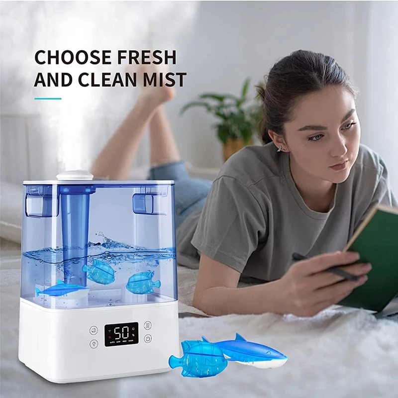 6 Pack Universal Humidifiers Cleaner Fish,Keep Humidifier's Water Clean,For Protec Kaz PC1F,Cool Mist Fish Odor Remover