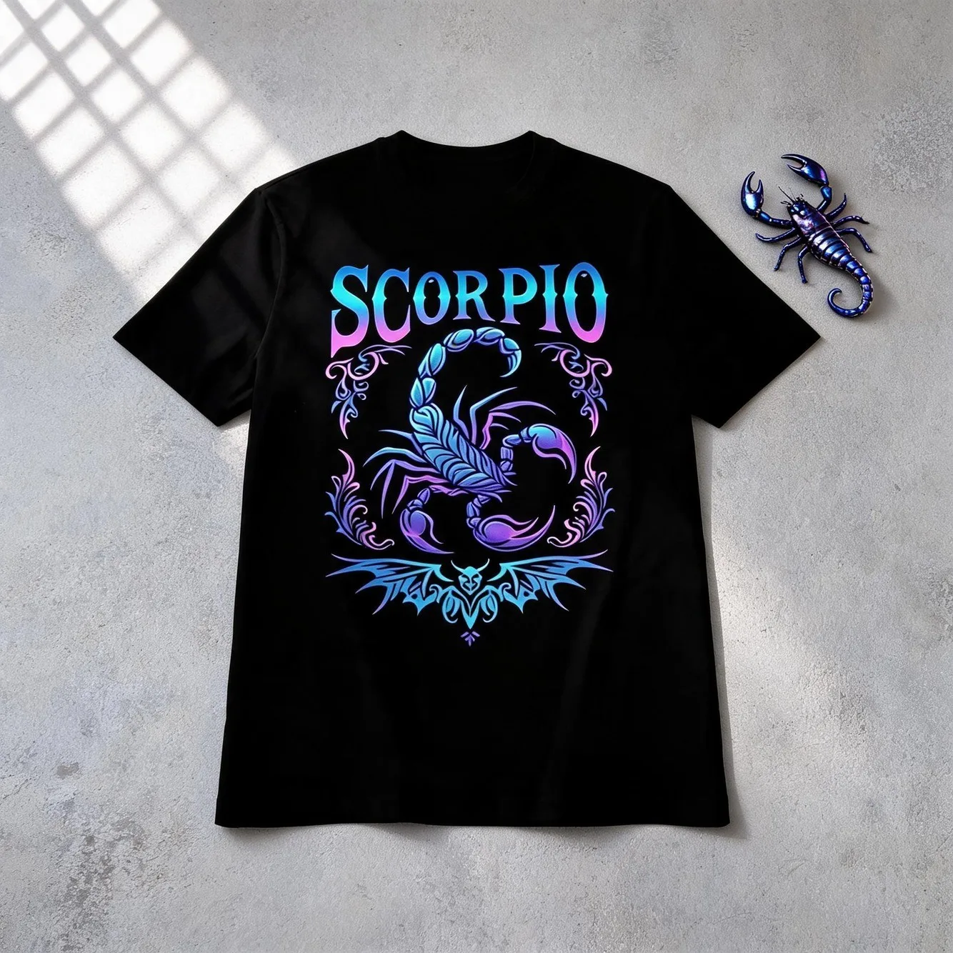Men'S T-Shirt Scorpion Zodiac Sign Symbol Horoscope Scorpio T-Shirt 8 Retro Casual Short-Sleeved T-Shirt With Round Neck And Printed Pattern, Suitable For Daily Commuting And Outdoor Activities, Machine Washable