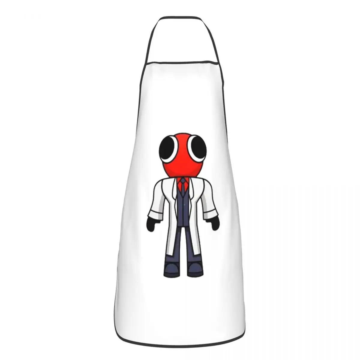 Red Scientist Rainbow Friend Apron Chef Cooking Tablier Waterproof Bib Kitchen Cleaning Pinafore for Women Men Gardening