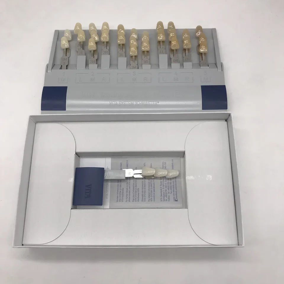 3D Tooth Guide for Precise Color Selection 26 Shade Tooth Guide Comes With 3 Bleached White 3D-Master Perfect Match