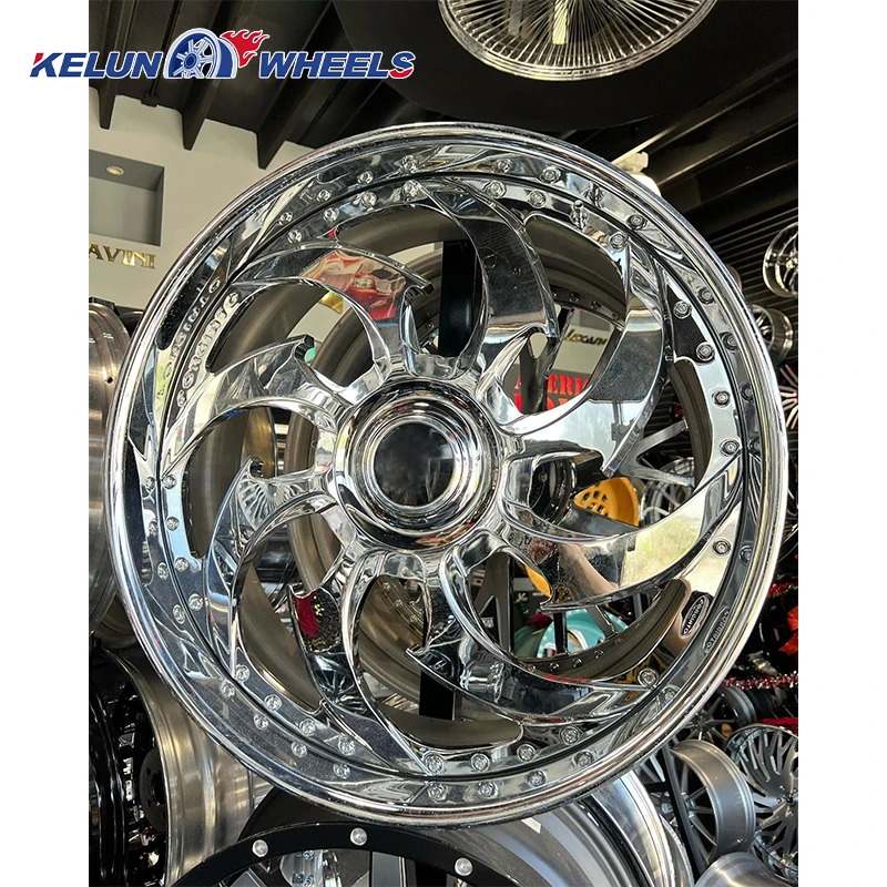 26*9 26*10 Inch Alloy Wheels  Multi Spoke Brush Disc  Forged Concave Rims