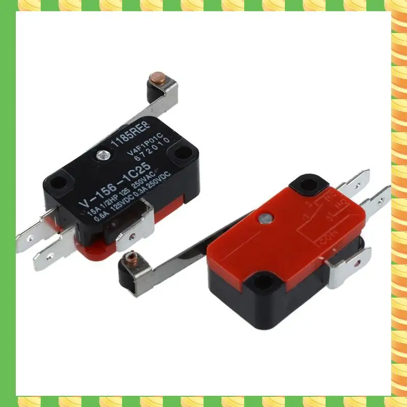 

AB53 50 шт. микролицевой выключатель с длинным шарниром, роликовый рычаг, мгновенное действие, лот