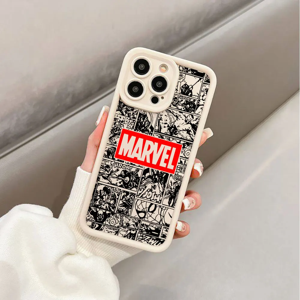 Marvel Logo Phone Case for Samsung Galaxy S23 FE S24 Ultra S22 Plus S21 S23 Ultra S20 FE Note 20 Ultra Soft Silicone Cover image 6