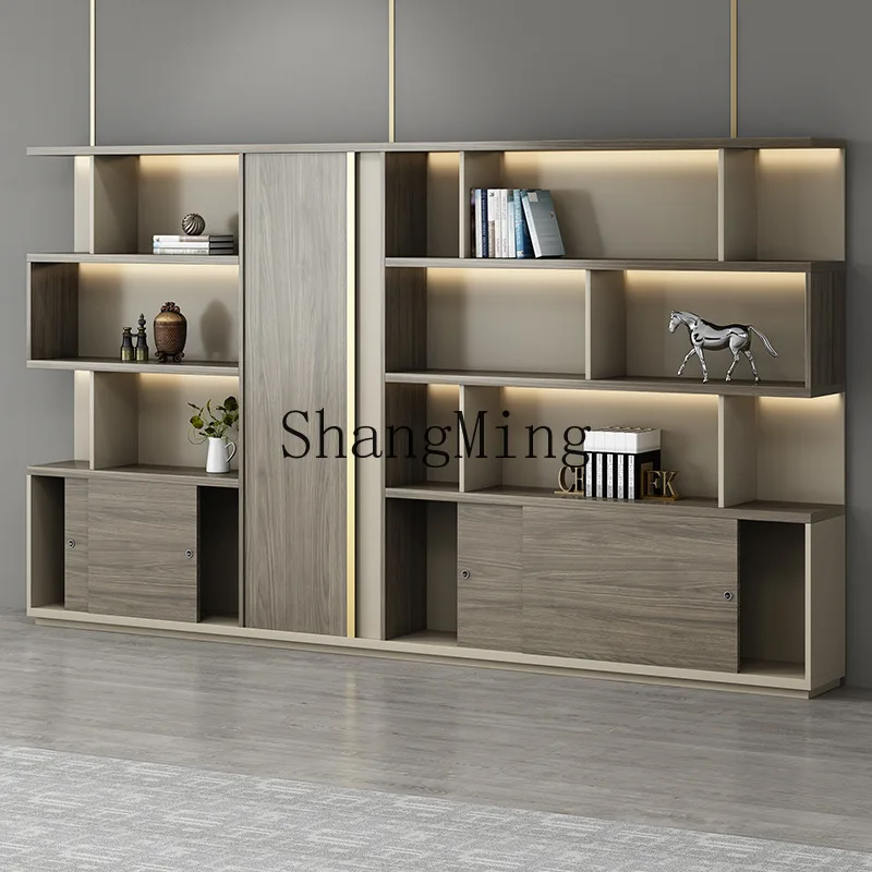 SM wooden file office file data cabinet office file storage display cabinet