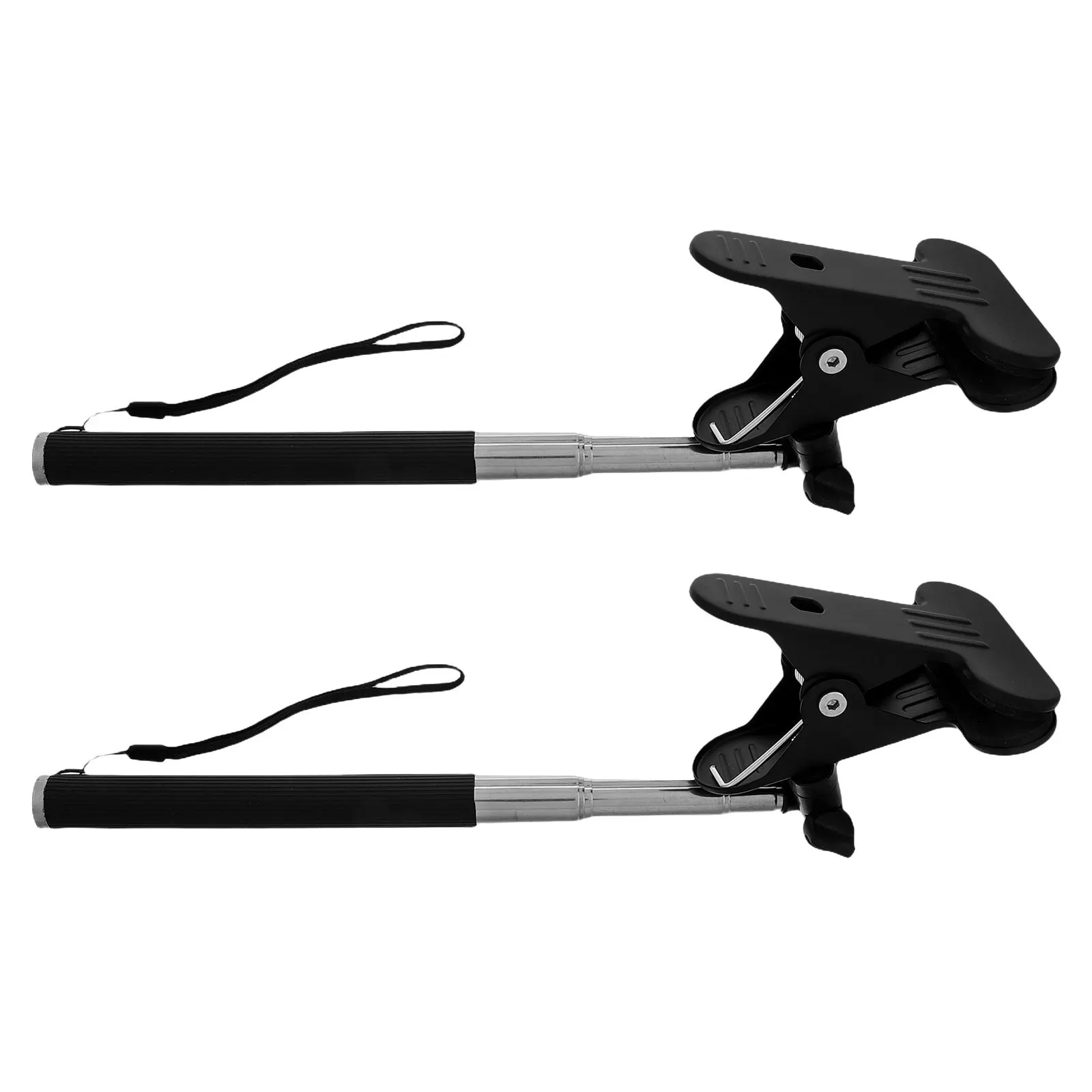 2Pcs Adjustable Stainless Steel Sign Holder Handheld Sign Stand for Parade Airport Pickup Sports Meeting Conference Posters