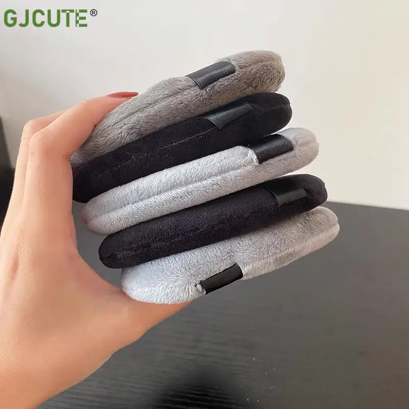 Mini pó triangular para mulheres, esponja de maquiagem lavável, sopro de fundação, liquidificador de beleza reutilizável, acessórios cosméticos 1pc