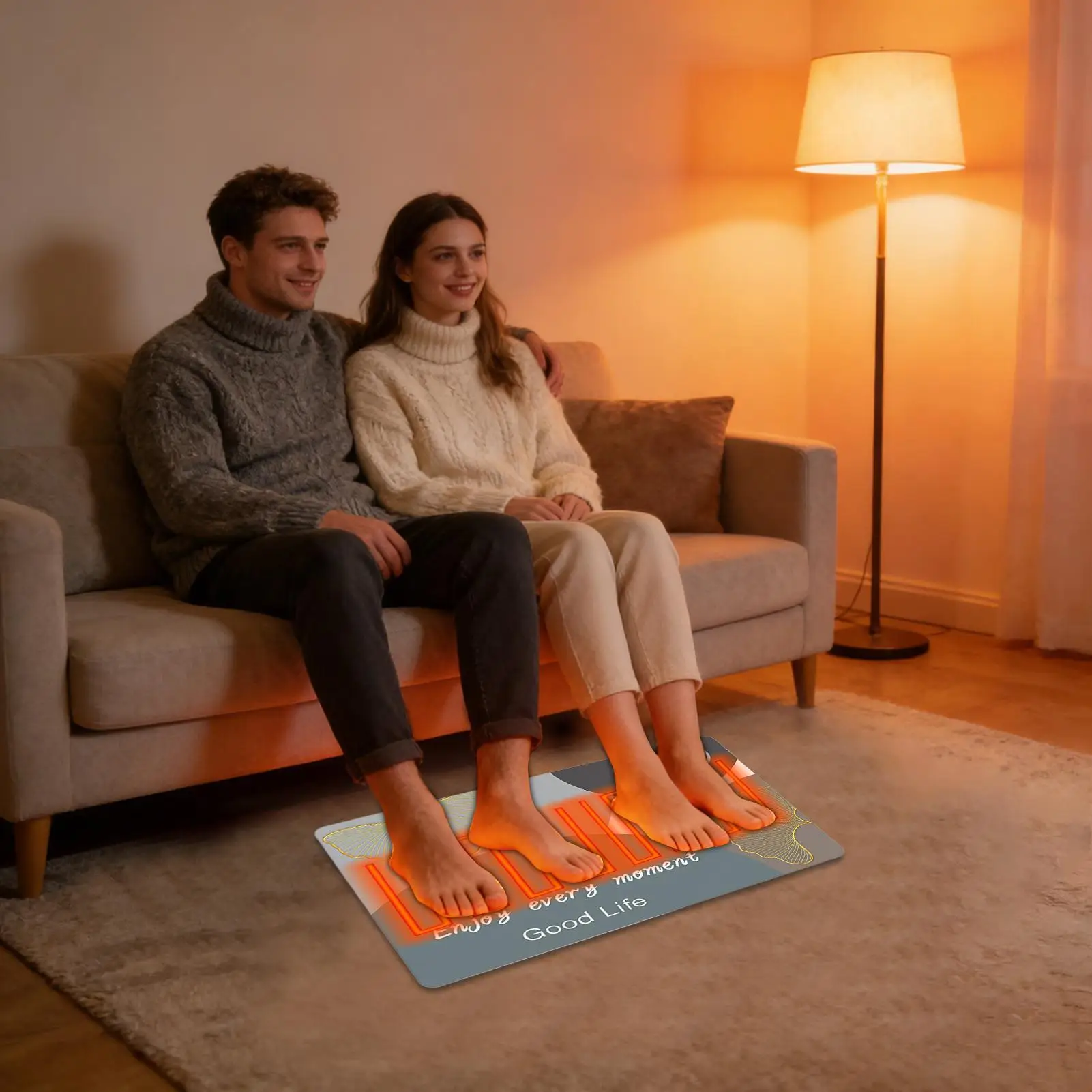 Electric Foot Warmer Electric Warmer 3 Temperature Settings Auto Shut Off Foot Heating Pad For Cold Weather Home Study Basement