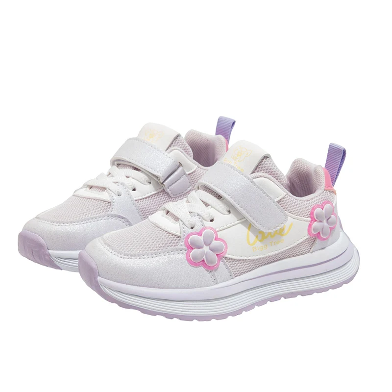 kids-mesh-breathable-sneakers-for-girls-comfortable-outdoor-flower-running-shoes-lightweight-non‑slip-sports-shoes