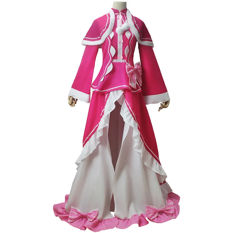 Anime Re Zero Beatrice Cosplay Costume Beatrice Wig Shoes Beatorisu Role Play Outfit For Hallowmas Party Adult Women Men view 6