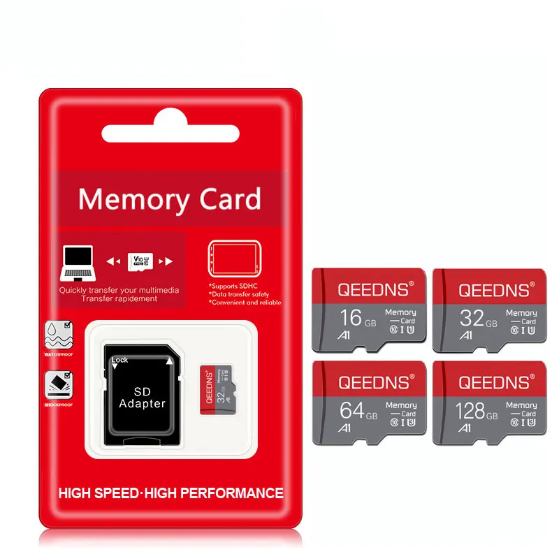 Mini SD-kaart Klasse 10 16 GB 32 GB 64 GB 128 GB TF Flash-kaart 256 GB 512 GB Micro-geheugenkaart voor mobiele telefoon Luidspreker Digitale apparaten