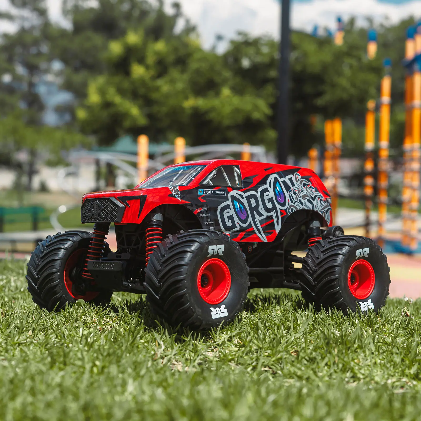 

ARRMA 1/16 GORGON GROM ARA2130 2S RTR RC электрическая модель с дистанционным управлением автомобиль Monster Truck игрушки для взрослых и детей
