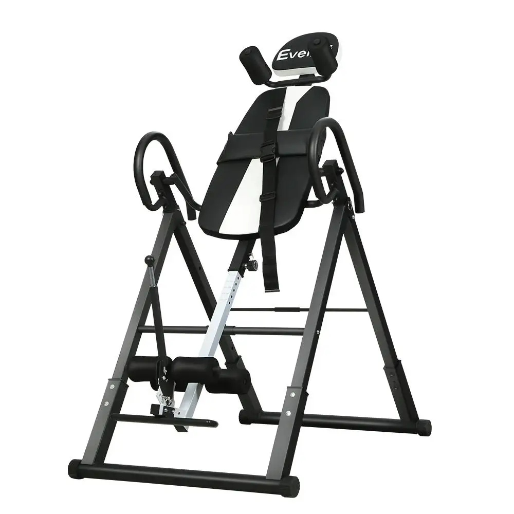 Everfit Inversion Table for Back Stretching - Home Gym Gravity Exerciser in Grey