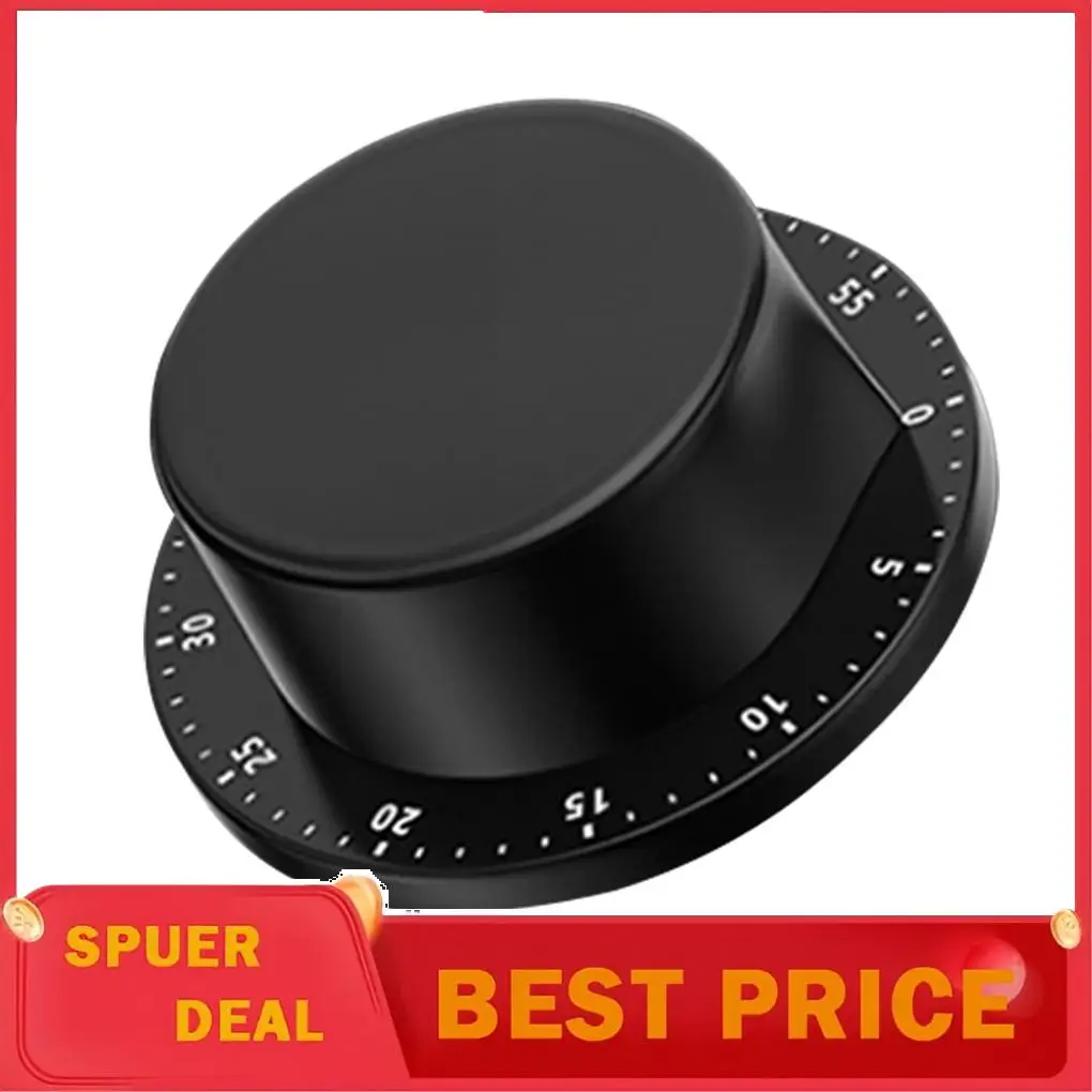 Kitchen Timer Mechanical Alarm Portable Clock Countdown Cooking Timing