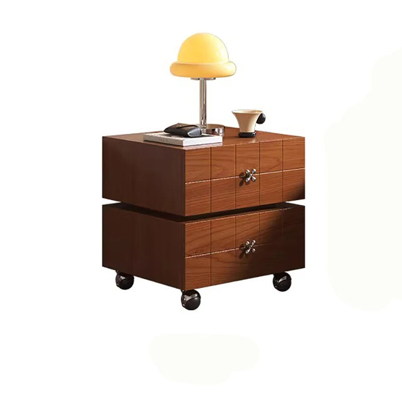 Narrow Space Saving Night Tables Storage Drawers Unique Aesthetic Night Stand Nordic Comfortable Mesa De Noche Bedroom Furniture