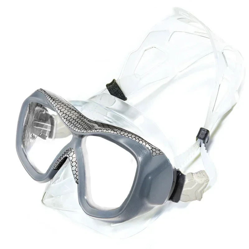 

appropriate Professional Diving Mask Face Mirror Breathing Tube Set 3D Stereo Frame Scuba Diving with Myopic Glasses Option