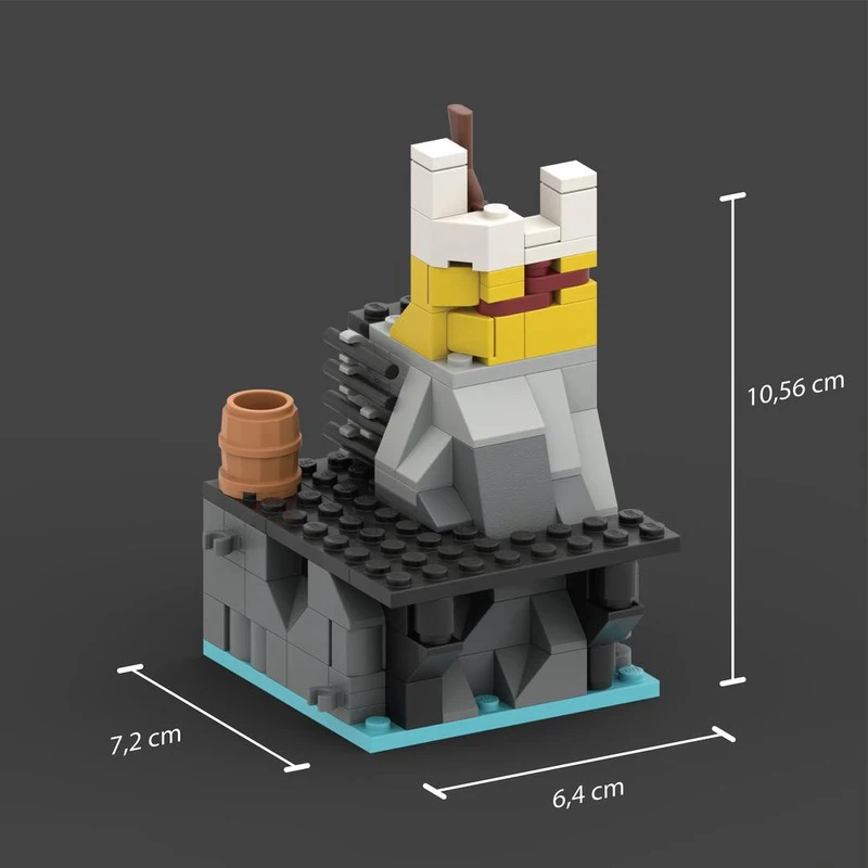 Personalizzato 119 pezzi MOC serie di architettura medievale building block mini molo fortezza modello bambini assemblaggio fai da te giocattolo regalo di compleanno