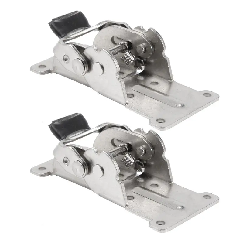 A98E-2PCS 0-90-180 Degree Self-Locking Folding Hinge Table Legs Silver Folding Coffee Table Furniture Hardware Cabinet Hinge