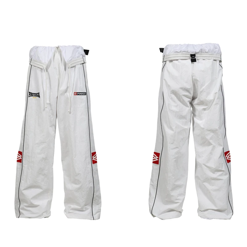 New High End Streetwear Brand Men's Women's PROTOCOL Sport Pants Casual Loose American Style Pants Stock