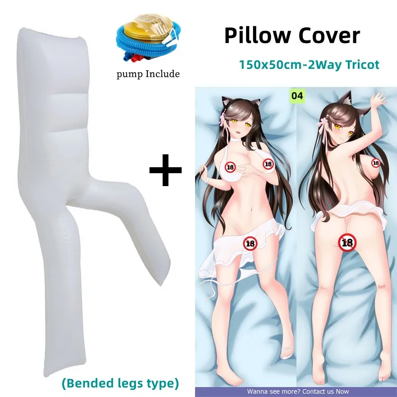 Japanese Azur Lane Anime Cushion Cover 150x50cm Body Pillow Case Attack On Titan Pillowcase For Sexy Girl Manga Dakimakura Cover