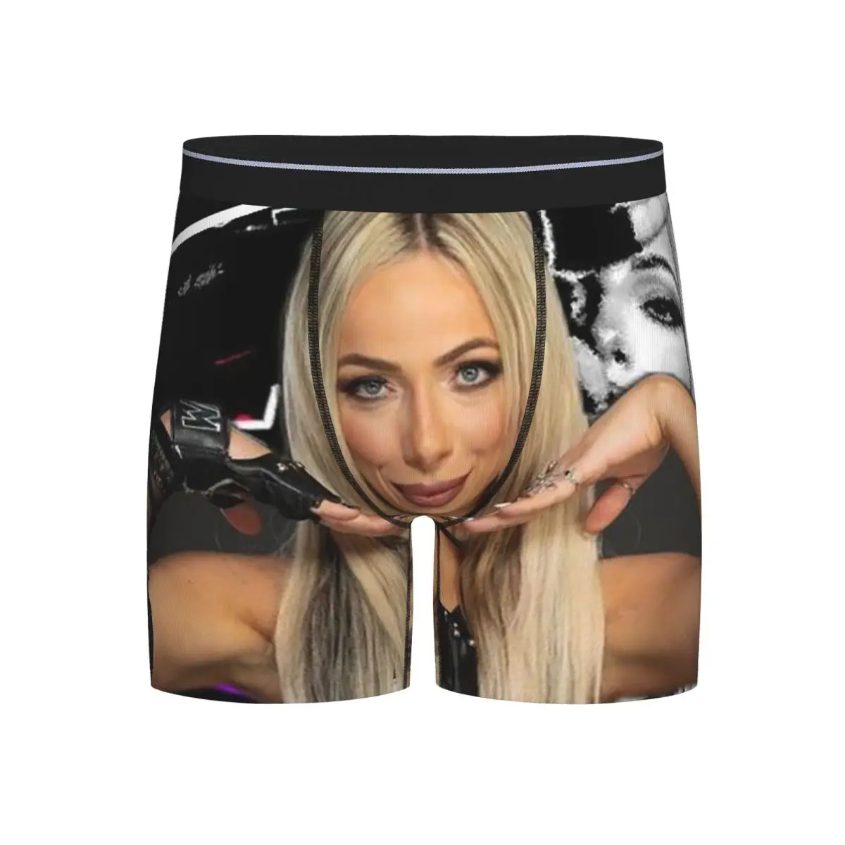 

Long Boxer Underpants Shorts Liv Morgan Panties Male Comfortable Underwear for Homme Man Boyfriend Gifts