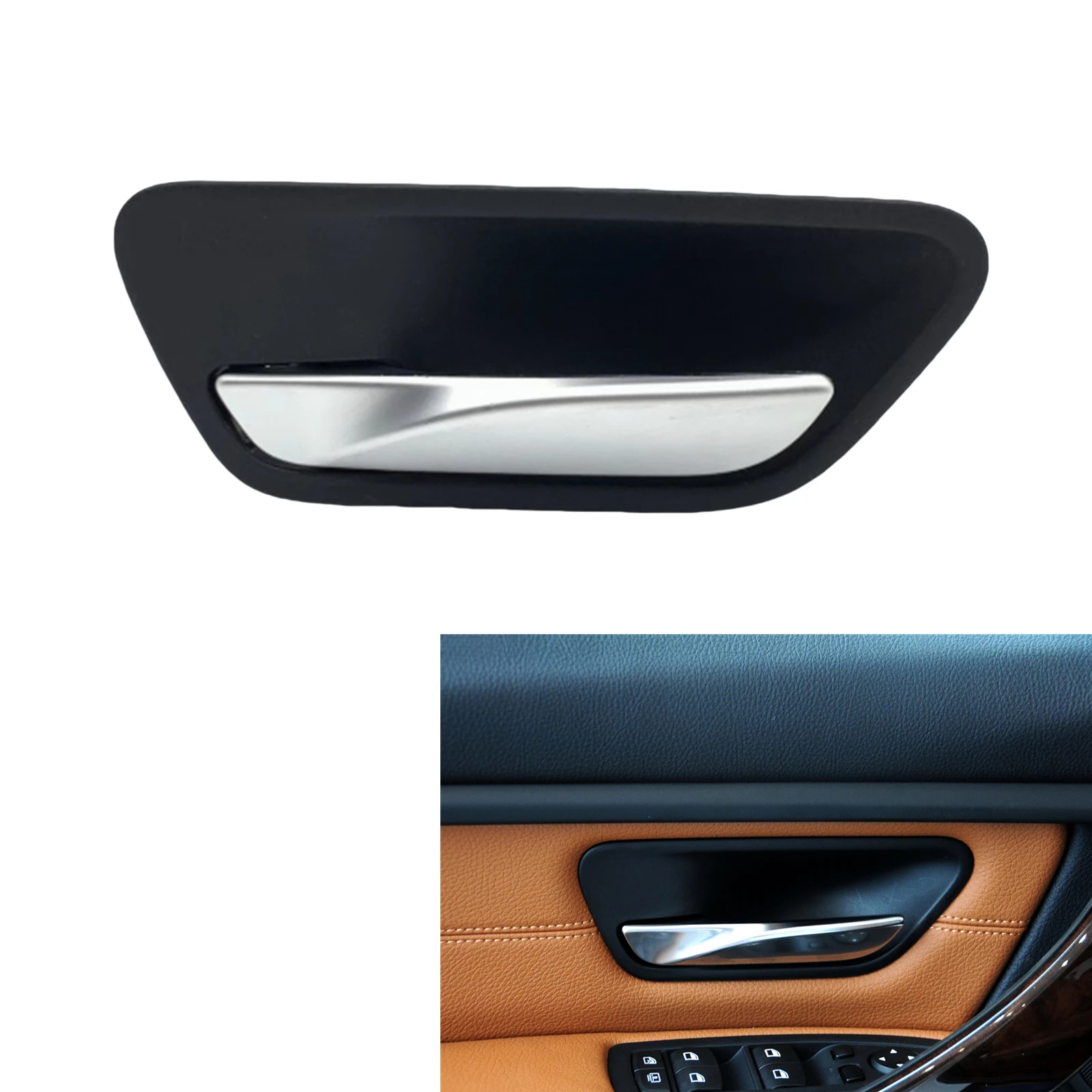 Car Interior Door Pull Handle Cover Trim For BMW 3 Series F30 F31 F34 F35 F80 4 Series F32 F33 F36 F82 F83