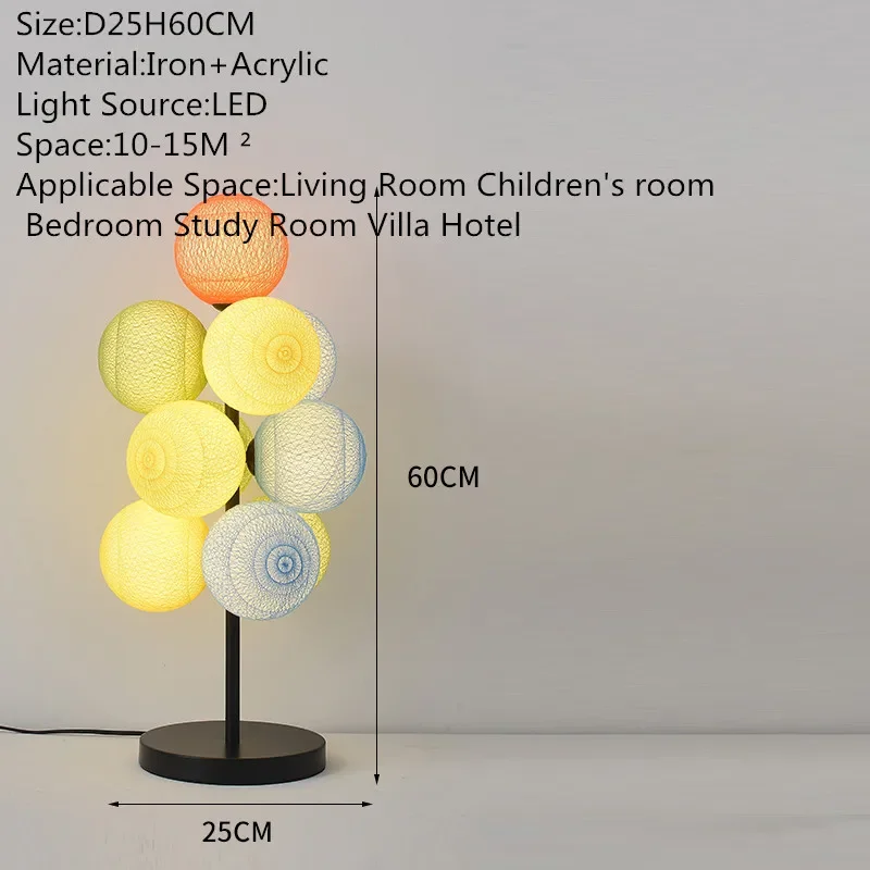 SAMAN ContemporaryTable Lamp Personalized Creativity Children's room Living Room Bedroom Study Villa Hotel LED Desk Light