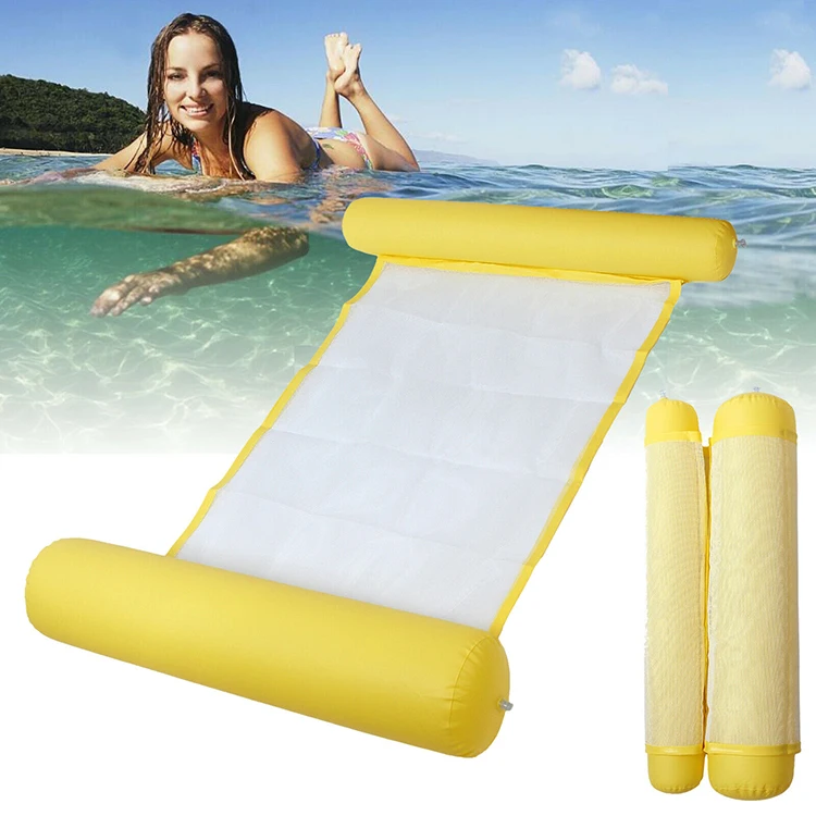 Hot Sale Inflatable Floating Water Hammock Float Pool Lounge Bed Swimming Chair