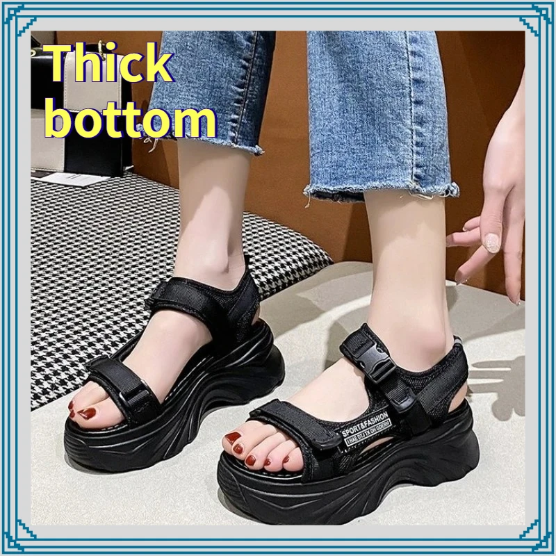 Womens Thick Bottom Elevated Sneakers Breathable Comfort Beach Shoes Lightweight Walking Footwear Tenis Mujer Top Selling Trend