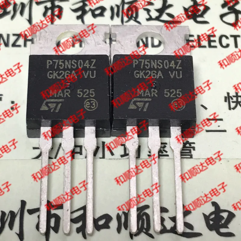 Original New 5pcs / P75NS04Z STP75NS04Z   TO-220 33V 80A