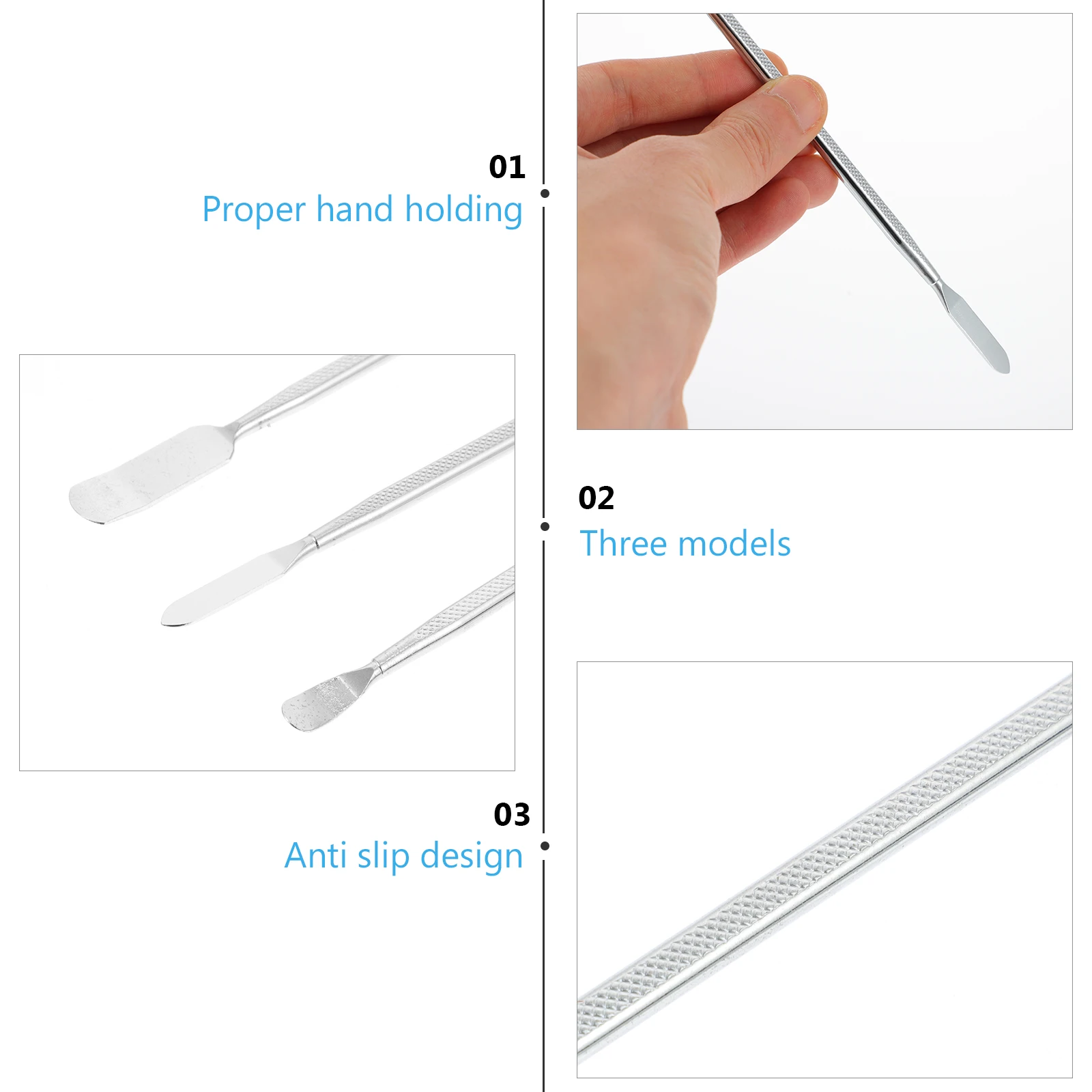 

Stainless Steel Crowbar Professional 3 in 1 Bar Portable Opener Repair Tool for Phone Tablet Laptop Crowbar