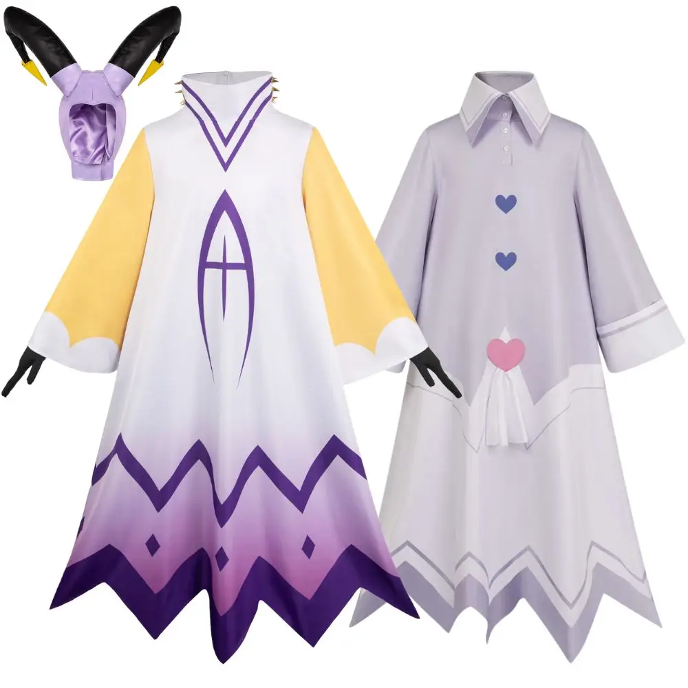 

Hazbin Adam Cosplay Costume for Adult Men Clothing Roleplay Outfits Cartoon Hotel Disguise Clothes Halloween Carnival Suit