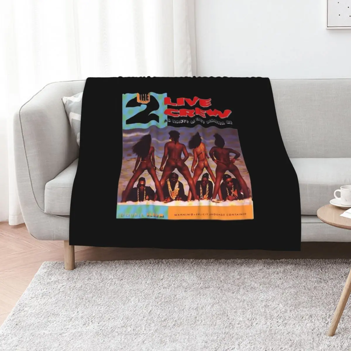 

2 Live Crew Throw Blanket Blankets Sofas Of Decoration Stuffeds sofa bed Soft Plaid Blankets